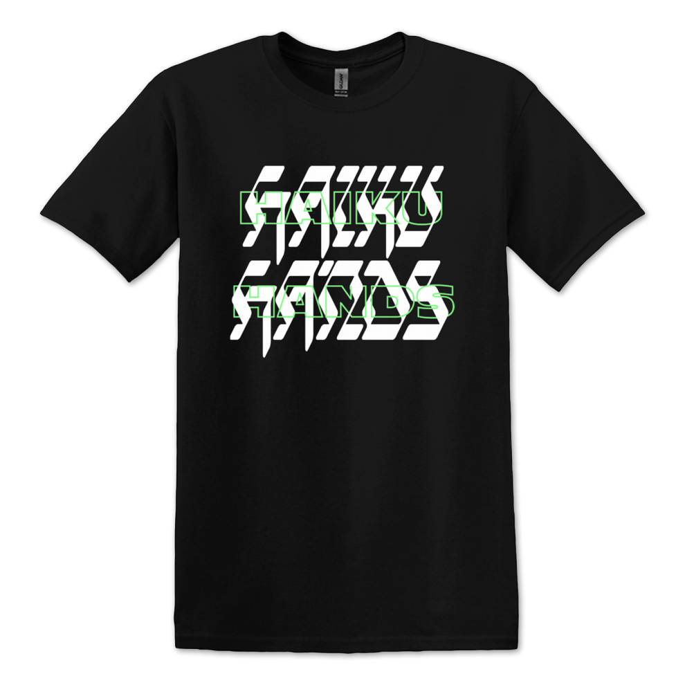 (XXXL) Haiku Hands Neon Logo T-shirt S