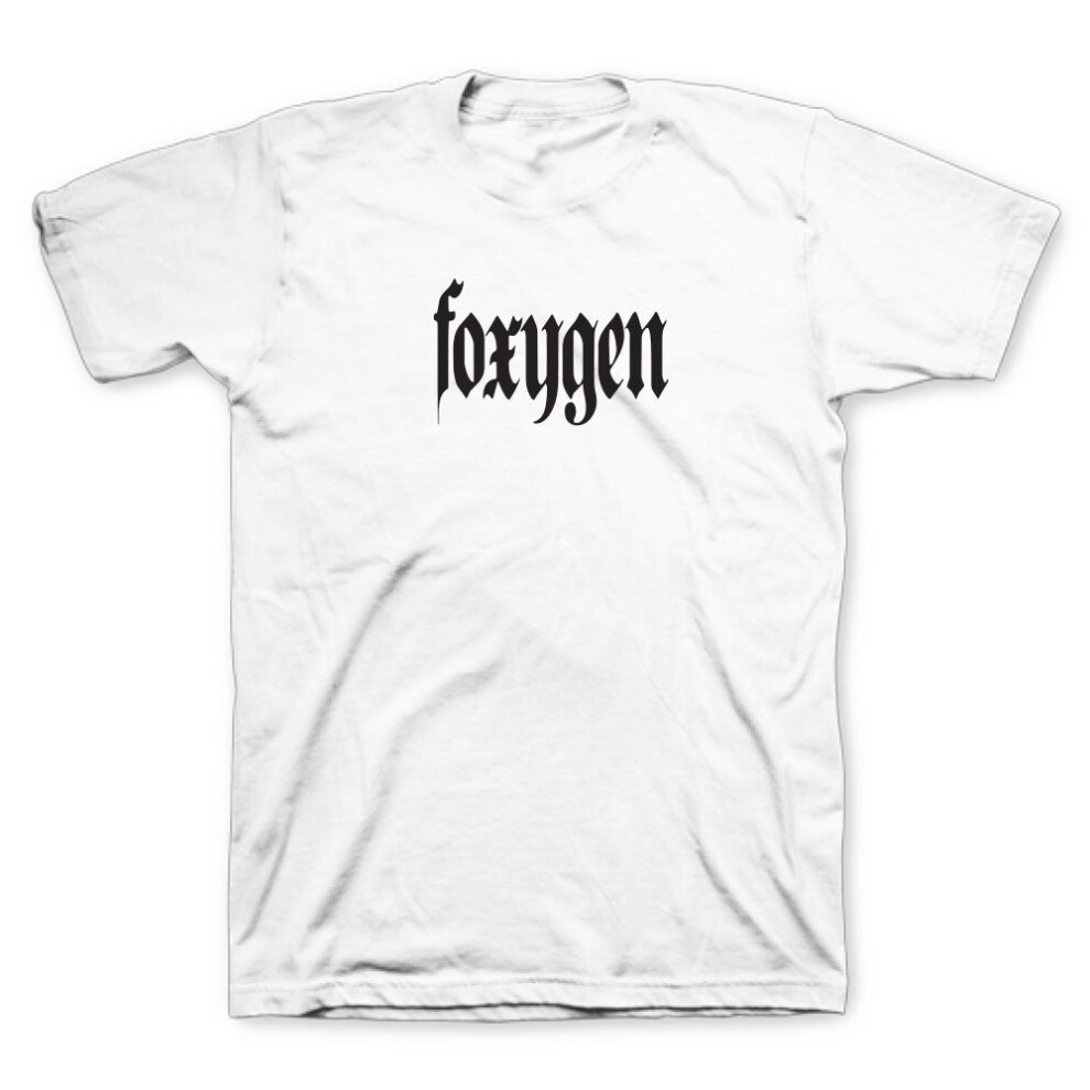 (L) Foxygen Black Logo Tee S