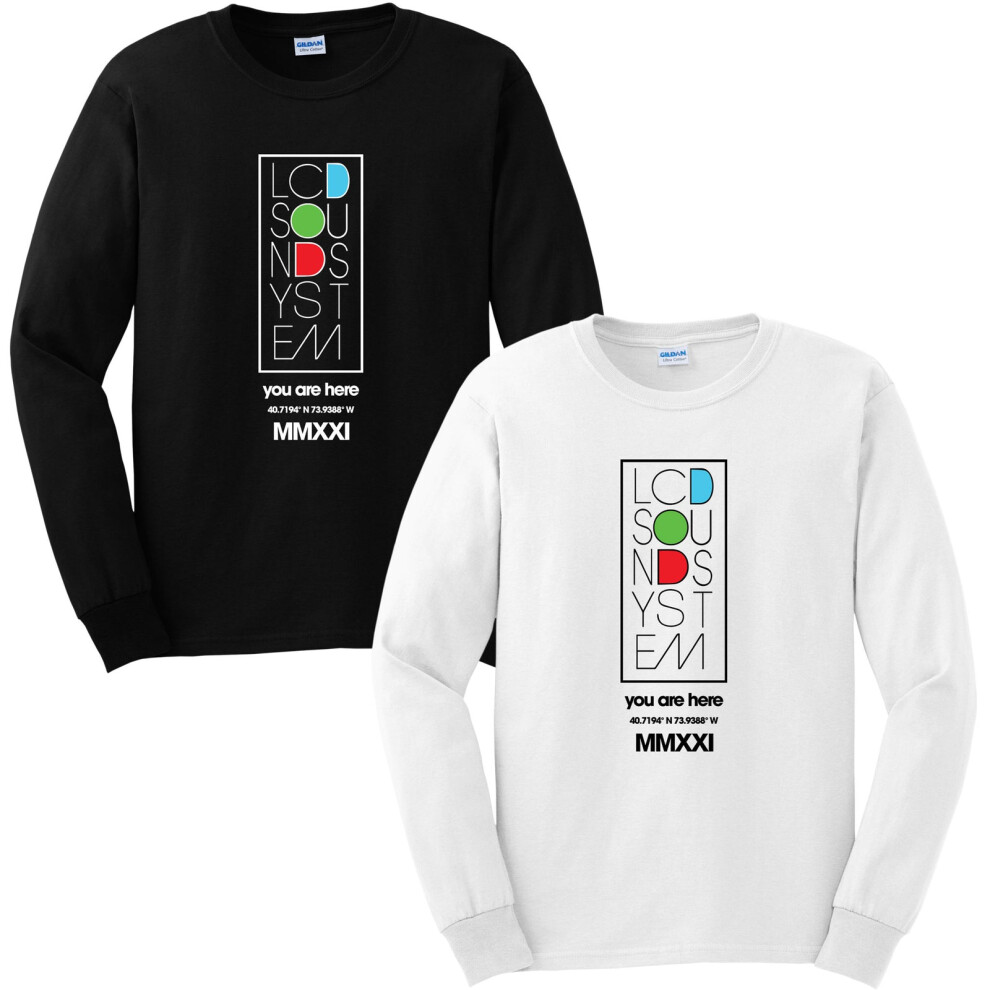 (M) LCD SOUNDSYSTEM LCD Soundsystem You Are Here Long Sleeve T-shirt S