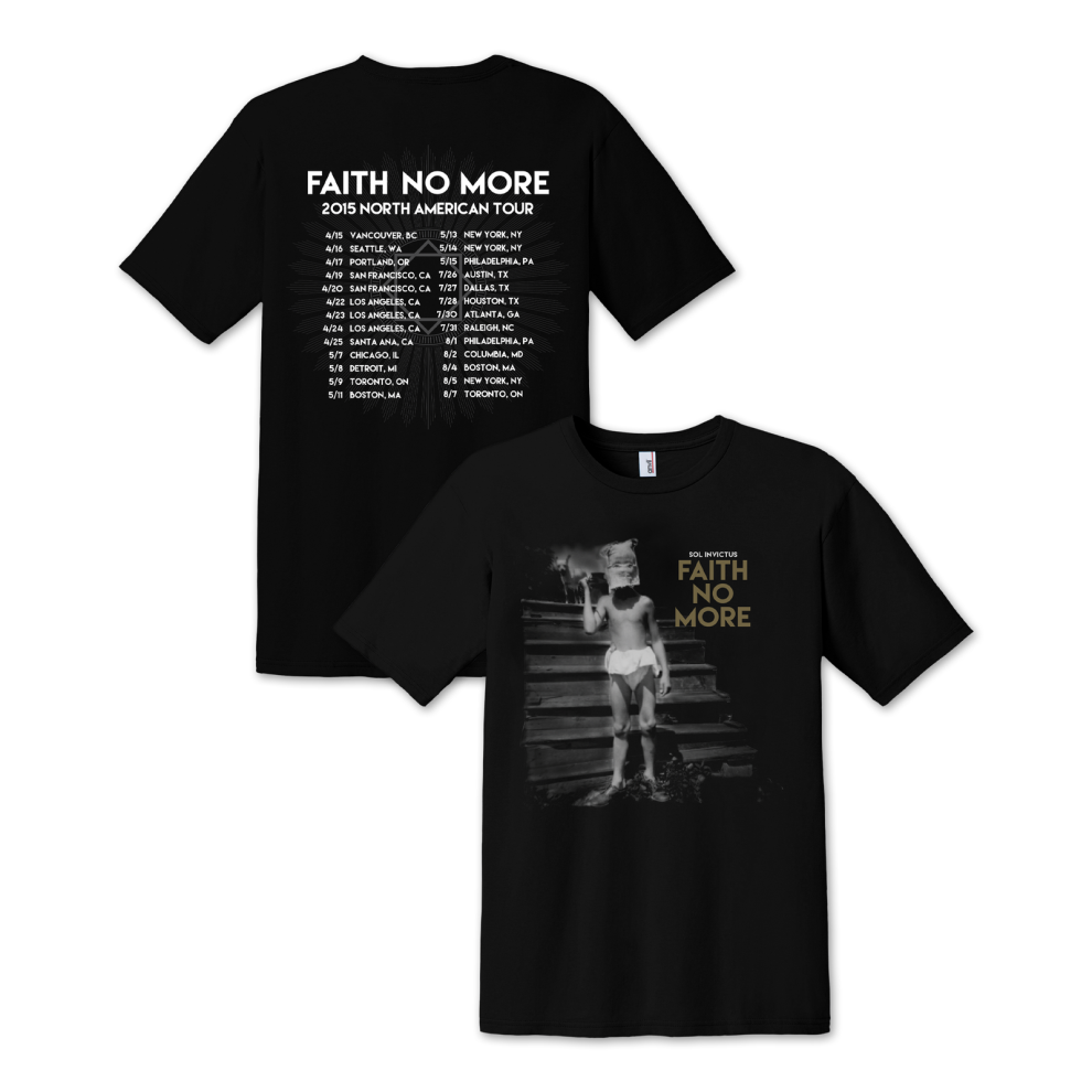 (XL) Faith No More 2015 N. American Tour T-shirt S