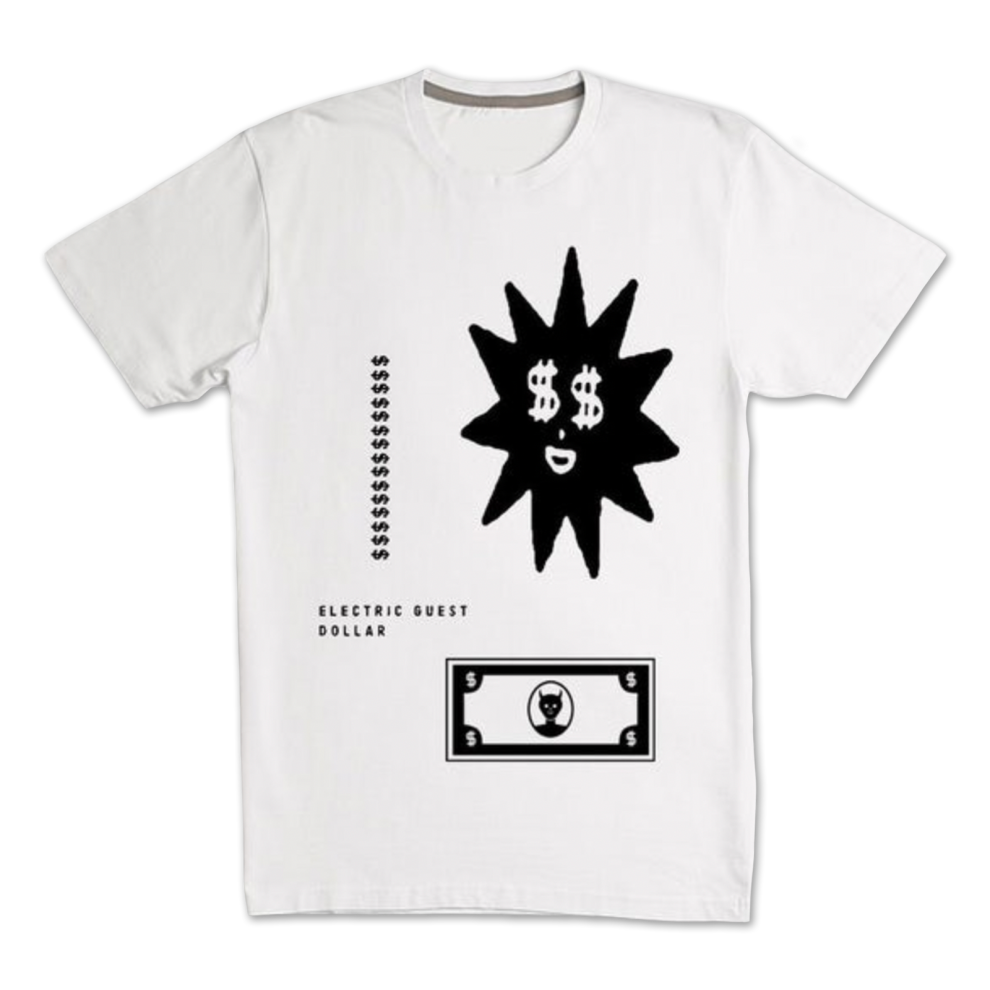 (M) Electric Guest Dollar T-shirt S