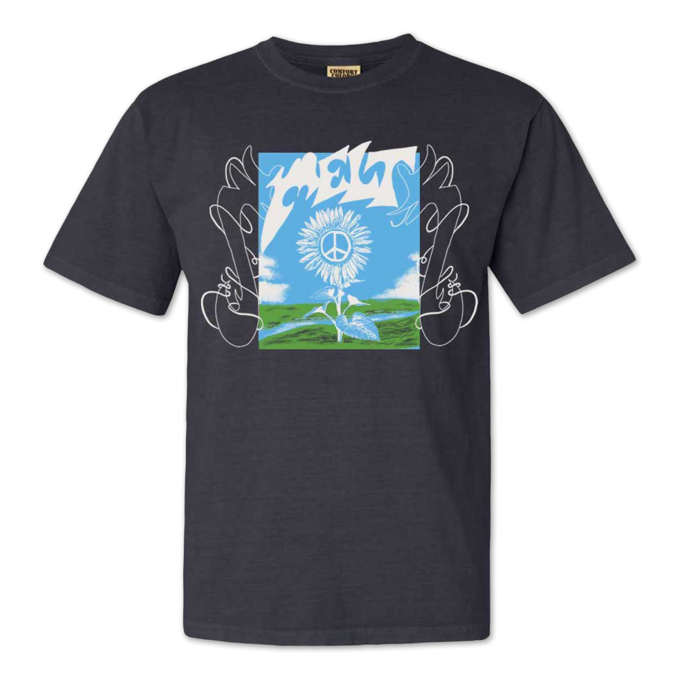 (L) Melt Peace Flower T-shirt S