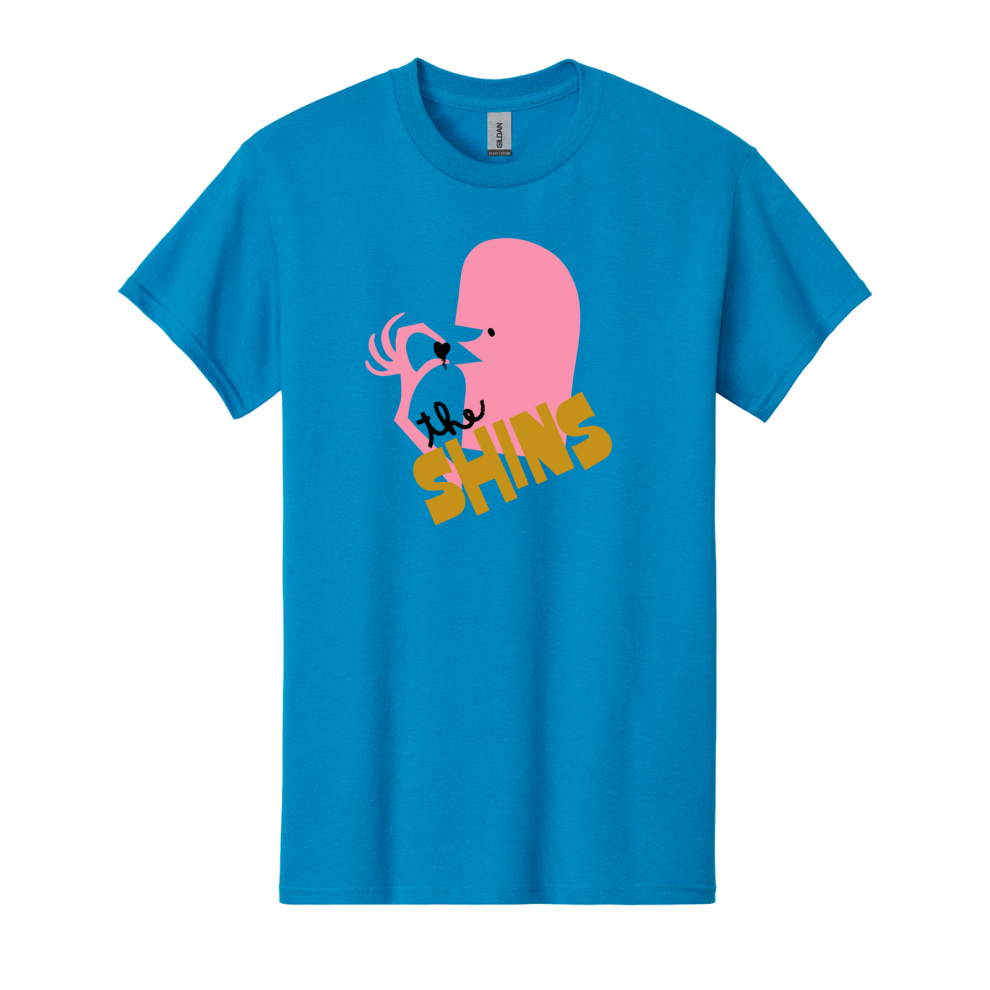 (L) The Shins Limited Edition Heart Guy T-shirt S