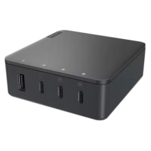 Chargeur Multi-Ports - LENOVO - GO - 130 W - 4 appareils - 3 ports USB-C - Léger 411 g