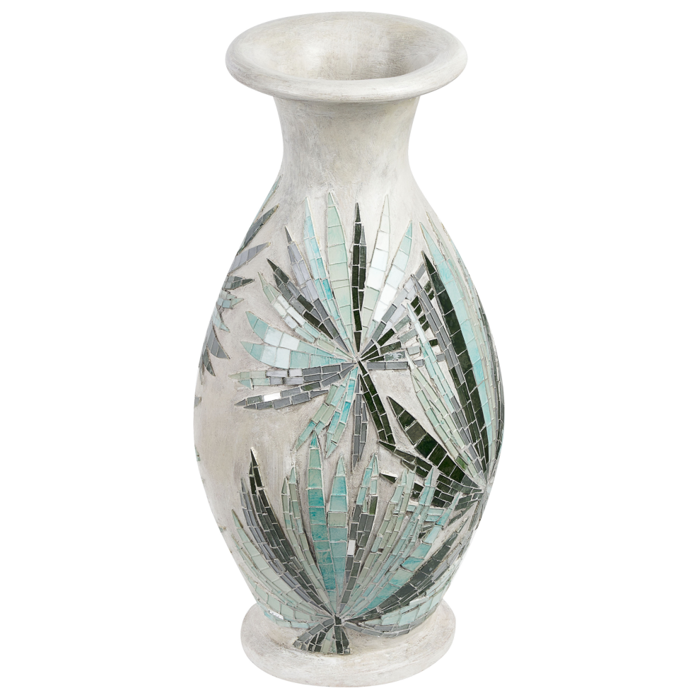 Decorative Vase RAWAS Ceramic 53 cm White