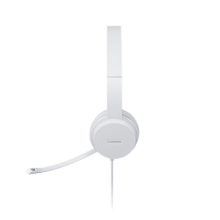Langattomat kuulokkeet - LENOVO - Len Stereo USB-kuulokkeet 100 - Valkoinen - USB - Äänenvoimakkuuden säätö