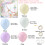 Living And Home Macaron Theme Balloon Arch Kit 235PCS 4