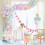 Living And Home Macaron Theme Balloon Arch Kit 235PCS 2