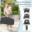 Gymax 5-in-1 Foldable Playpen w/ Bassinet Changing Table Storage Rack Grey 8