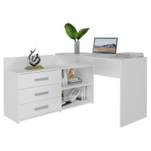 Topeshop DANY BIEL KPL computer desk White