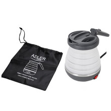 Bollitore da viaggio - ADLER - AD1279 - Plastica - 0,6L - Piccoli elettrodomestici