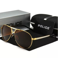 (GD) Men's HD Polarized PL Sunglasses With Box Classic Driving Police Glasses - UK