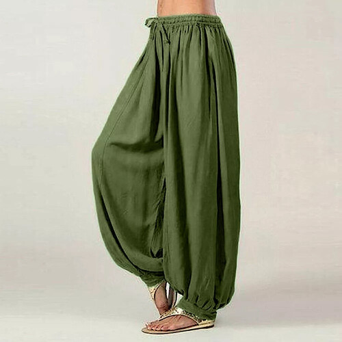 Bianco Pantaloni Harem - ALADDIN Alibaba Hippie Festival Boho Taglia Unica Nuovo - Foto 13