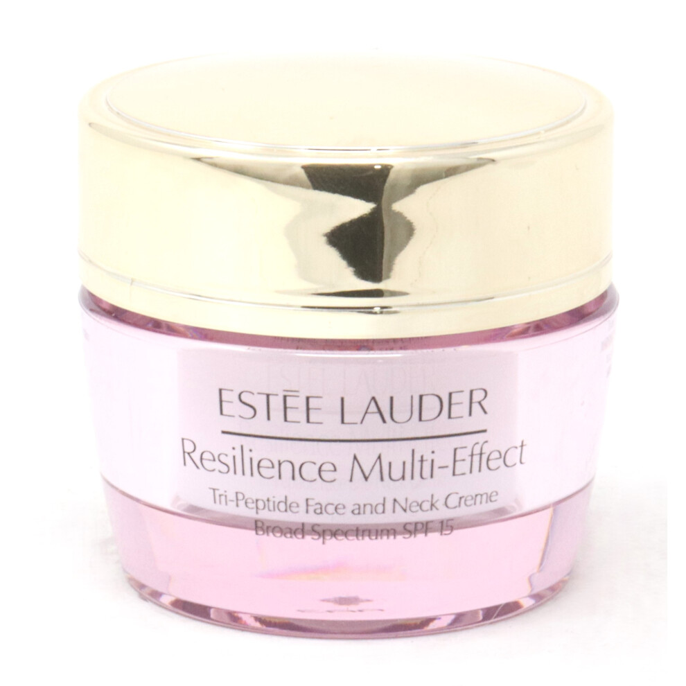 Estee Lauder Resilience Multi-Effect Tri-Peptide Face And Neck Creme  0.5oz  New