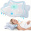 (Blue) Cervical Pillow for Neck and Shoulder, Contour Memory Foam Pillow 1