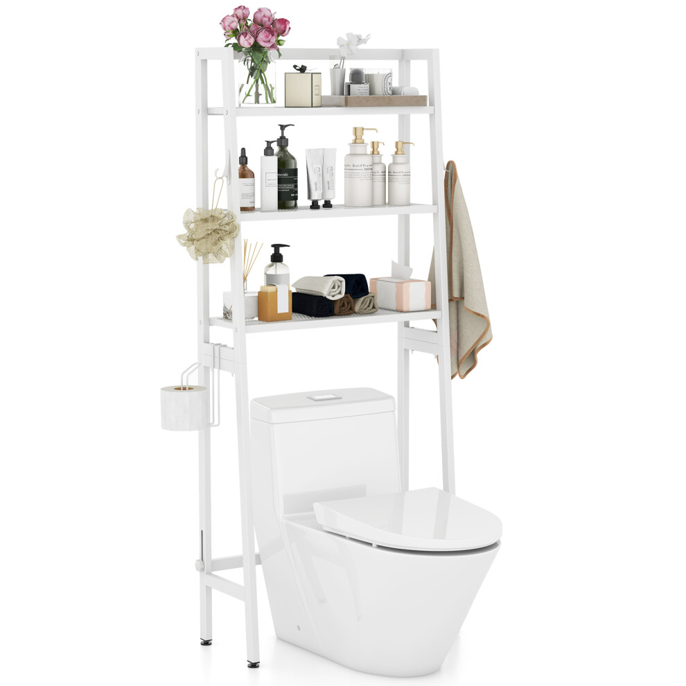 Over The Toilet Storage Shelf 3-Tier  Standing Above Toilet Rack Stand