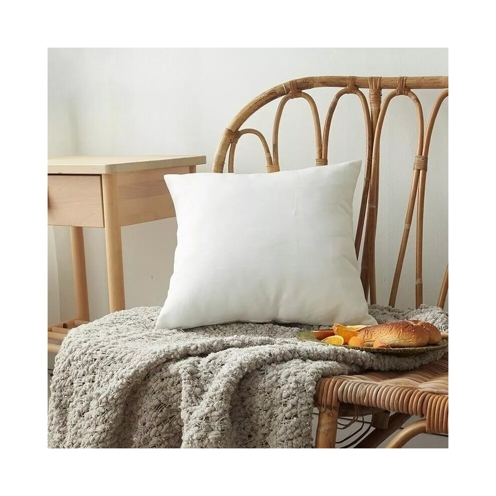 (White, 20 x 12 in) 2X WATERPROOF Outdoor Cushion Cover Garden Sofa Furniture Seat Bench 16" 18" 20"-image-OPC-PDYJMPP-NEW