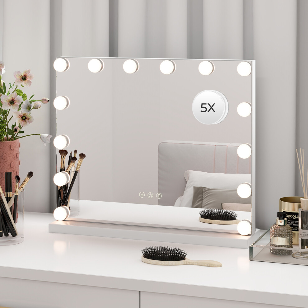 Vanity Mirror with Lights Hollywood Makeup Mirror w/ 14 LED Bulbs