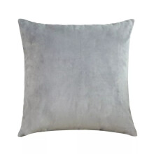 (12 x 12 in, Grey) 2X Plush Velvet Cushion Cover Sofa Pillow Case 12" 14" 16" 18" 20" 22" 24" 26" 28"