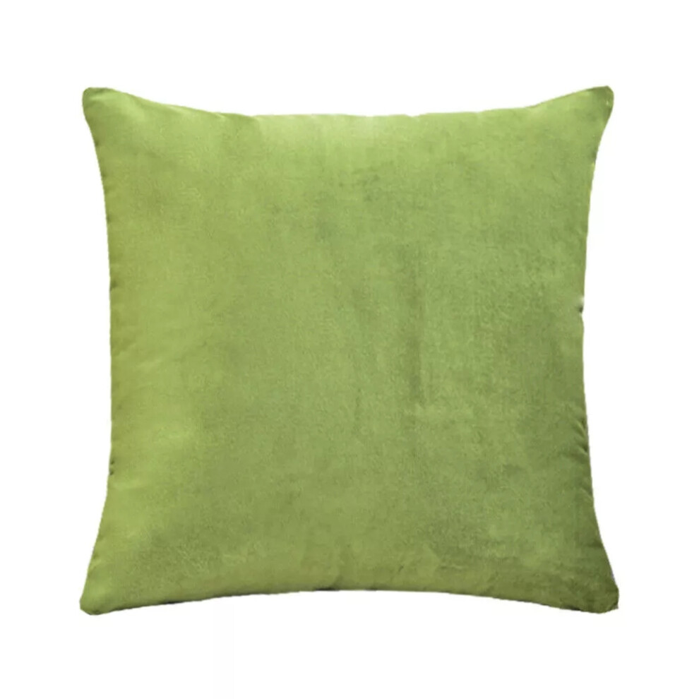 (20 x 12 in, Green) 2X Plush Velvet Cushion Cover Sofa Pillow Case 12" 14" 16" 18" 20" 22" 24" 26" 28"-image-OPC-PDYJNWN-NEW