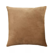 (18 x 18 in, Camel) 2X Plush Velvet Cushion Cover Sofa Pillow Case 12" 14" 16" 18" 20" 22" 24" 26" 28"