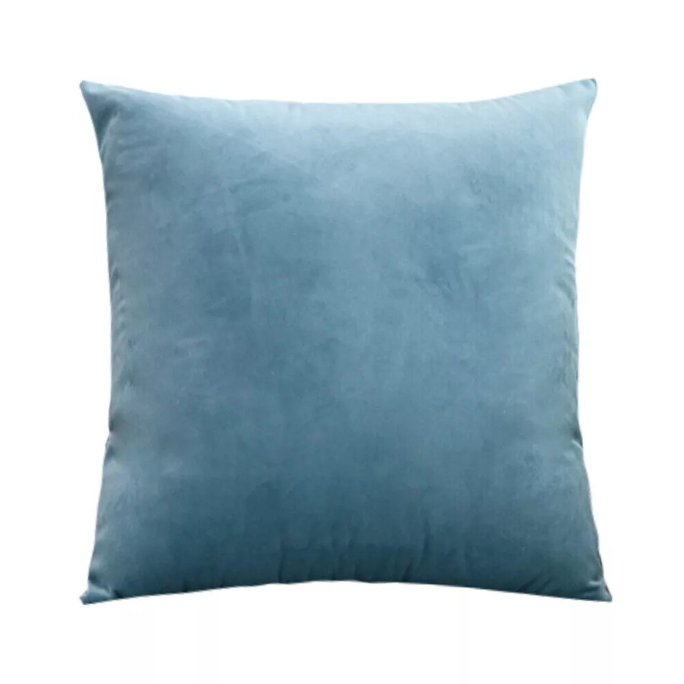 (18 x 18 in, Blue Haze) 2X Plush Velvet Cushion Cover Sofa Pillow Case 12" 14" 16" 18" 20" 22" 24" 26" 28"-image-OPC-PDYJNVG-NEW
