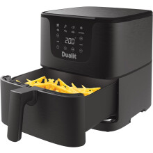 Dualit Air Fryer- 5.5L Capacity - Serves 4-7 Preset Cooking Programs