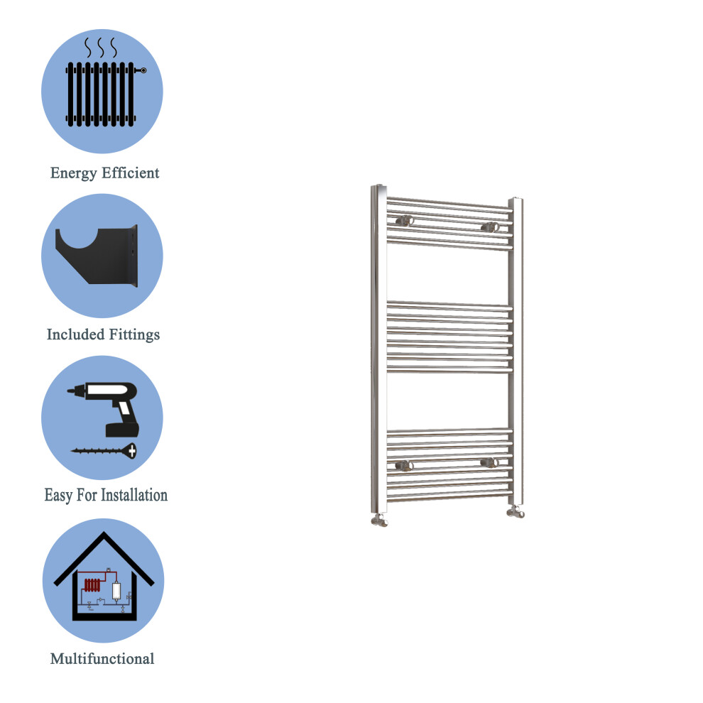 (chrome, 1000*400mm) Stylish Straight Towel Rail HeatingTowel Radiator