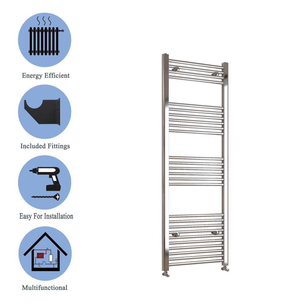 (chrome, 1600*400mm) Stylish Straight Towel Rail HeatingTowel Radiator