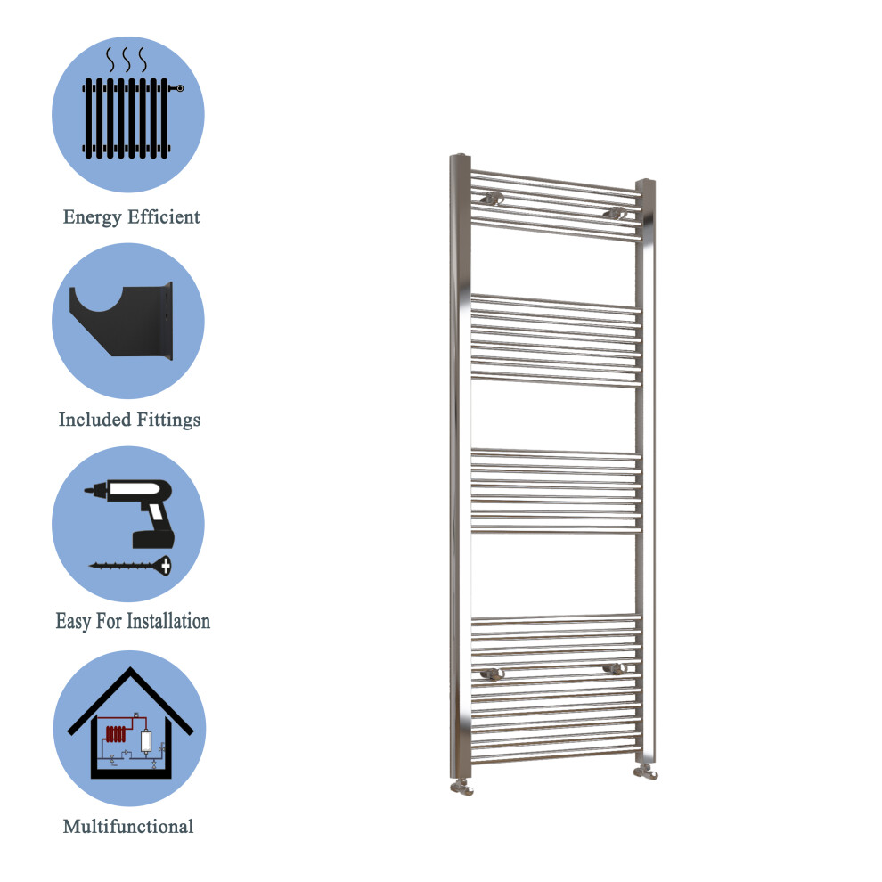 (chrome, 1600*450mm) Stylish Straight Towel Rail HeatingTowel Radiator