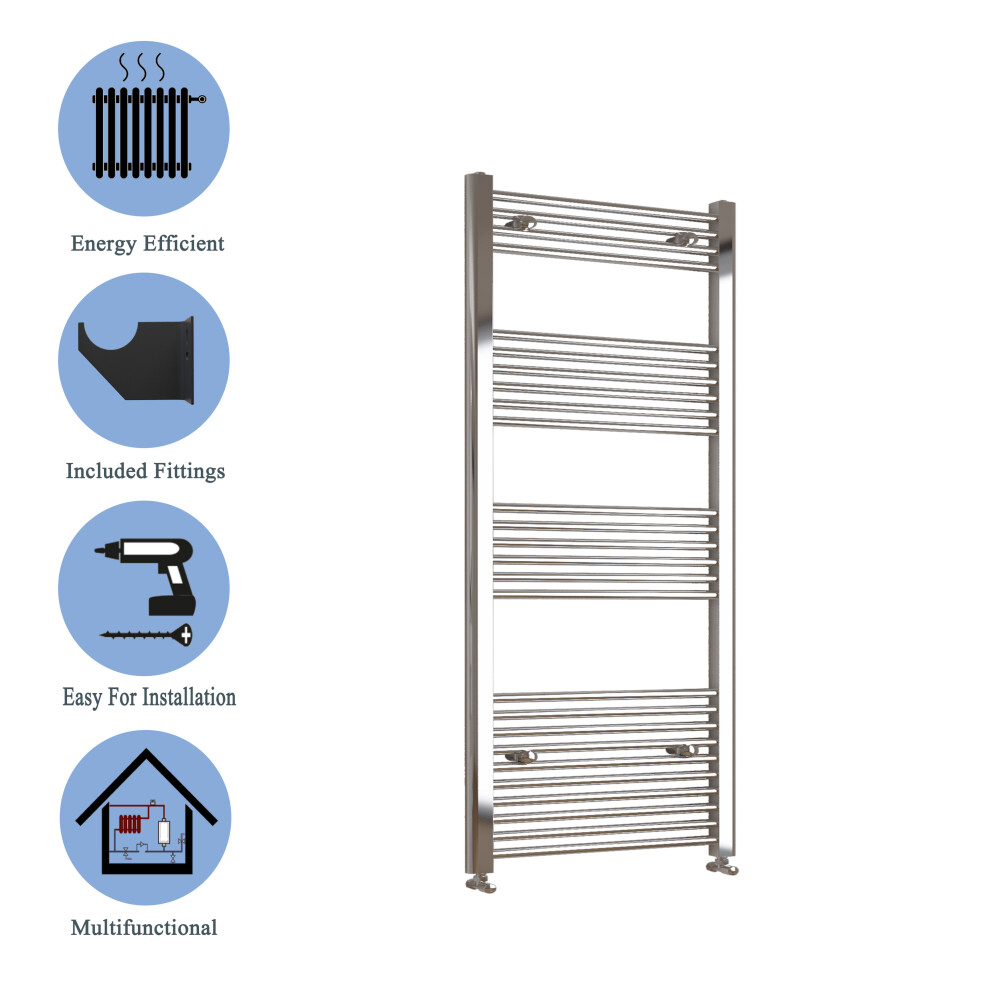 (chrome, 1600*500mm) Stylish Straight Towel Rail HeatingTowel Radiator