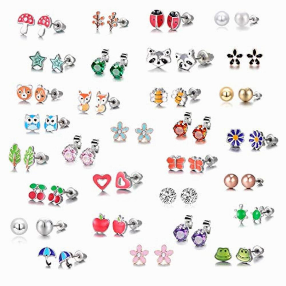 Earrings for and Studs Silver Toned Small Stud Earring Set Westeren stud Combo Accessories Jewellery Birthday-image-OPC-PBRDZQ5-NEW