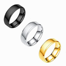 Rings for Stainless Steel Silver 3PCs Combo Band Rings for and Boys.