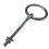 (250 MM) Zinc Plated Ring Eye Bolt  (Horse Manger Tether) 3