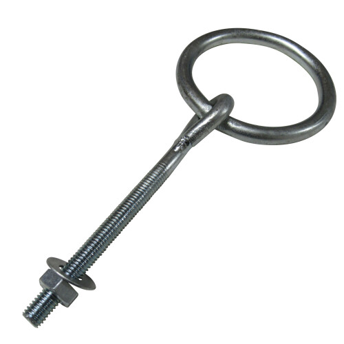 (250 MM) Zinc Plated Ring Eye Bolt  (Horse Manger Tether) 2