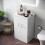 NES Home Nes Home 500mm White Vanity Unit Cabinet With Countertop 4