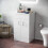 NES Home Nes Home 500mm White Vanity Unit Cabinet With Countertop 1