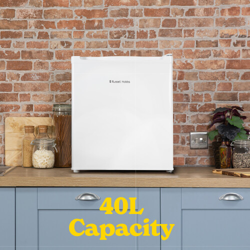 Russell Hobbs Russell Hobbs Mini Fridge 40L White Table Top Fridge, RHTTLF2E1W 2