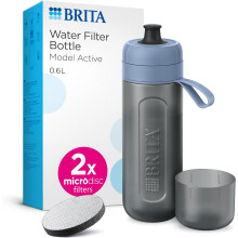 BRITA Sports Water Filter Bottle Model Active Dark Blue (600ml)