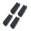 (Pack of 4) Garden Edging Stone Stomp Edge Border Rubber 30cm 1