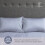 Flax Linen Priscilla Design Duvet Cover Set Silver ( Double ) 3