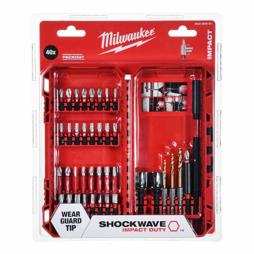 Milwaukee Shockwave 40-delige bitset | 4932492004 - Milwaukee