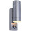 Lutec Rado up/Down Wall Light PIR Silver 1