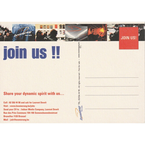 Wanted, Join Us Boomerang 2