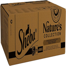 Sheba Natures Collection Cat Pouches Mixed In Gravy 72x 85g Best Before MAY 2025