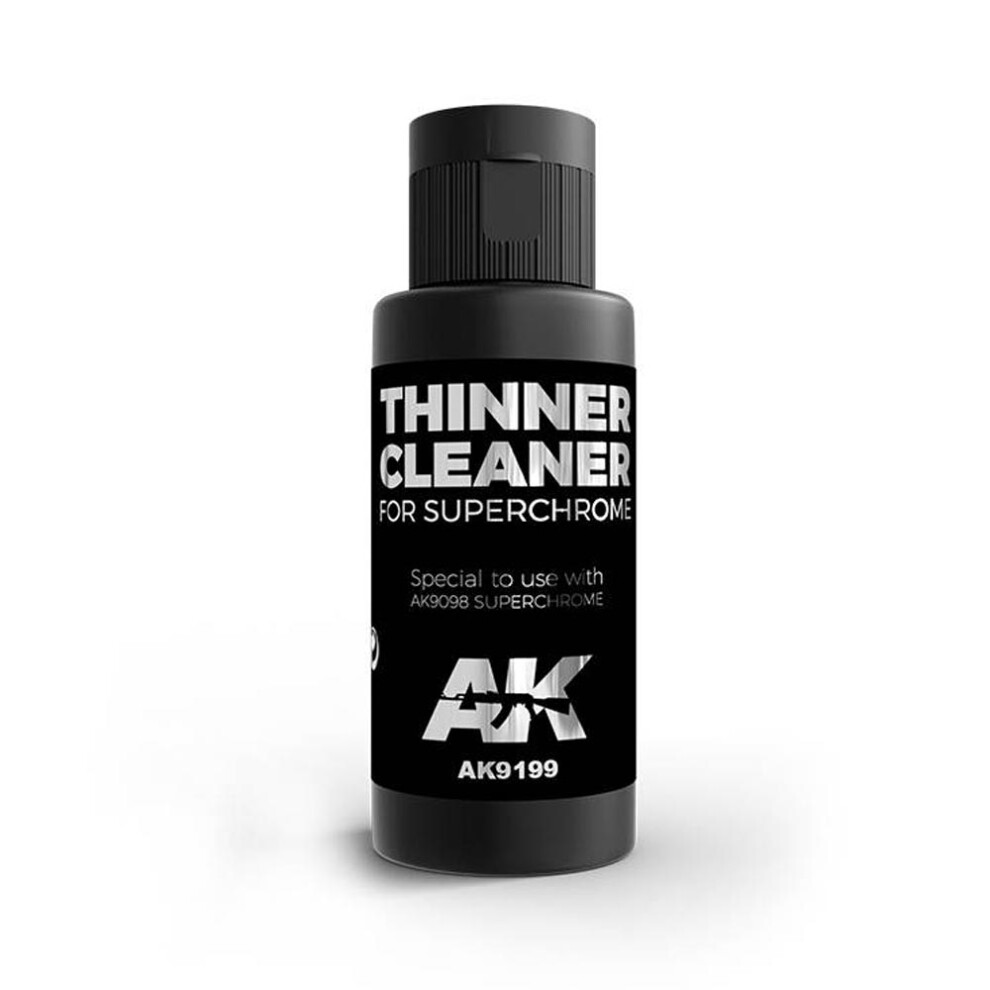 Ak Interactive 9199 Super Chrome (Ak9198) Thinner Bottle 60Ml