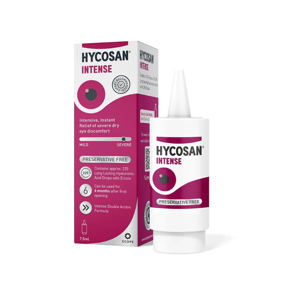 Hycosan Intense Lubricating Eye Drops 7.5ml