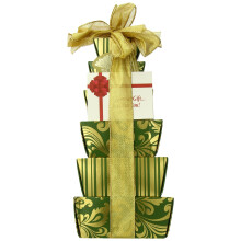 Wine Country Gift Baskets Festive Chocolate and Cookie Tower