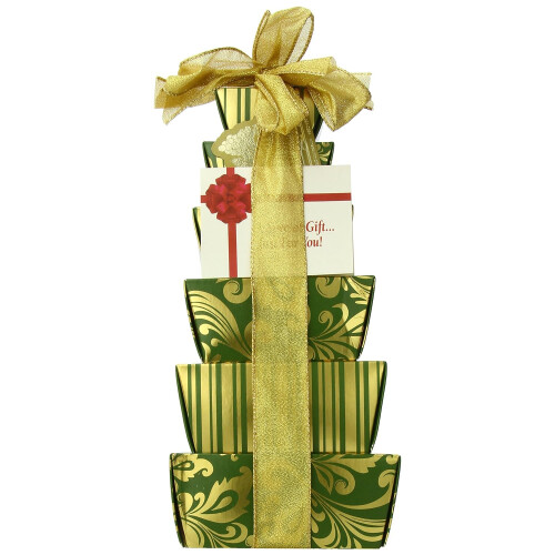 Wine Country Gift Baskets Festive Chocolate and Cookie Tower
