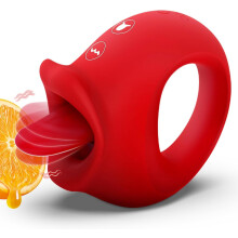 2 in 1 Tongue Licking Modes Sex Toys Vibrator for Women Adult Toys
